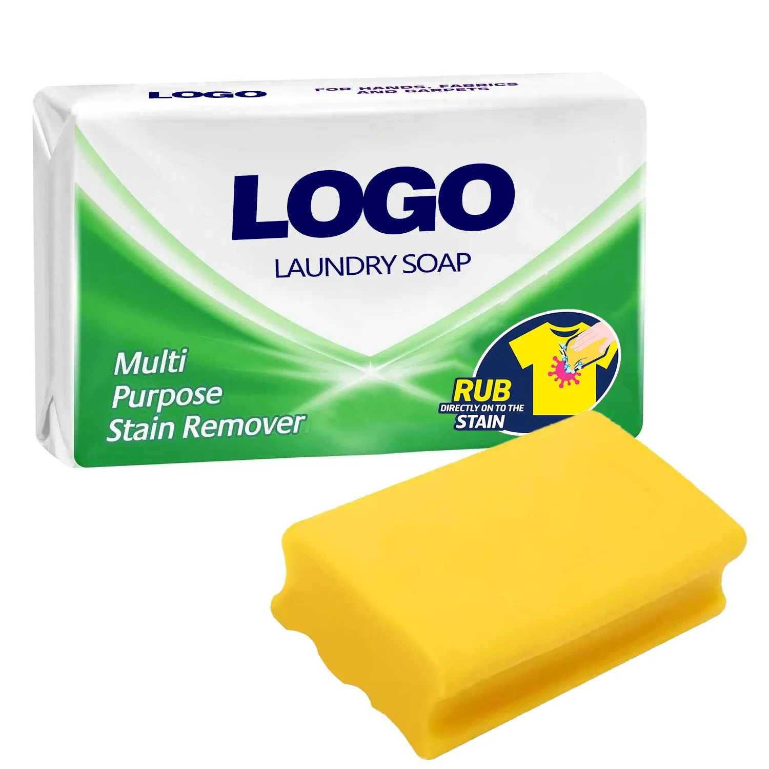 Factory Price 80g-200g Strong Stain Yellow Laundry Bar Soap for Washing Clothes