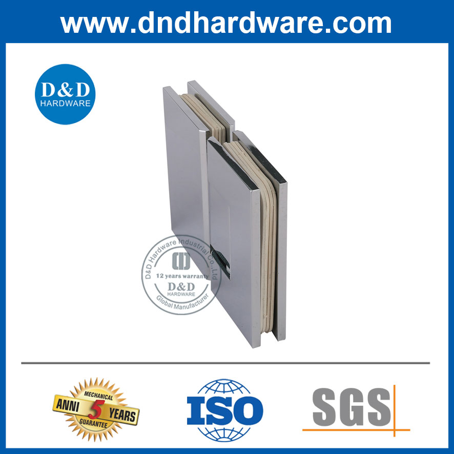 Branded Quality Factory Price Stainless Steel 180 Degree Glass to Glass Hinge