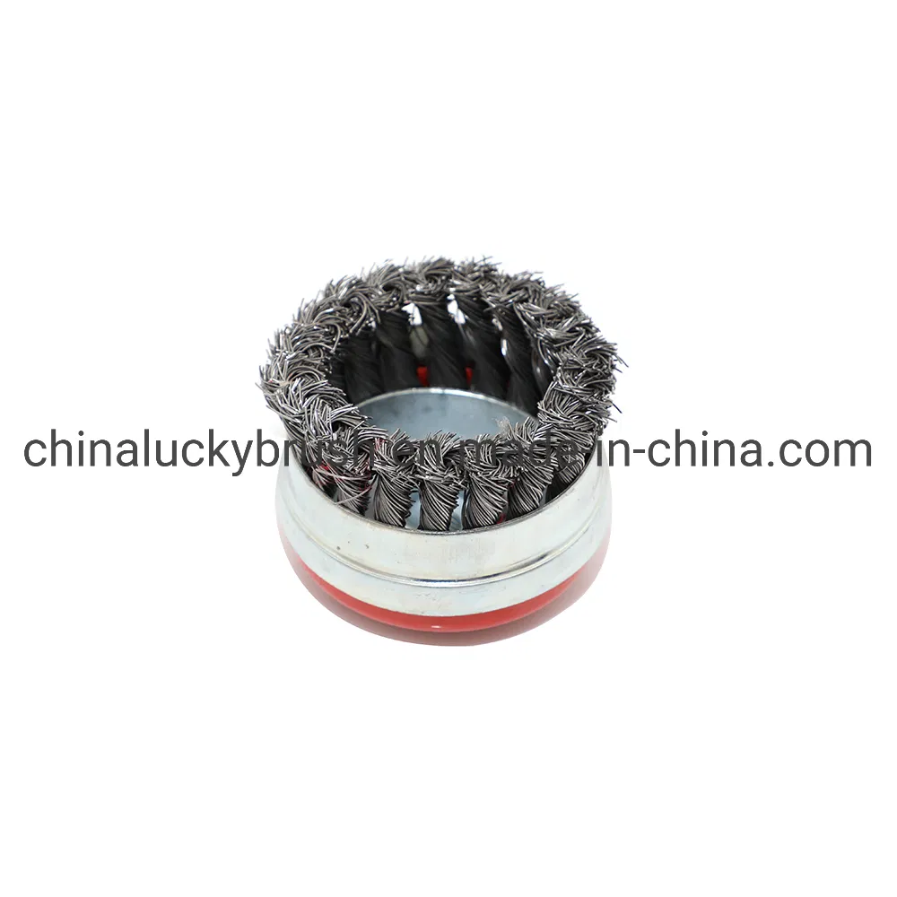 3inch Heavy Duty Knotted Wire Cup Brush (YY-853)