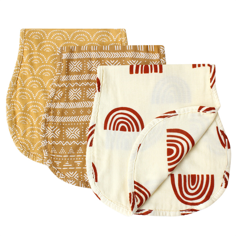 Cotton Terry Cloth Infants & Toddlers Bibs Newborn White Printable Blanks Sublimation Baby Burp Cloth