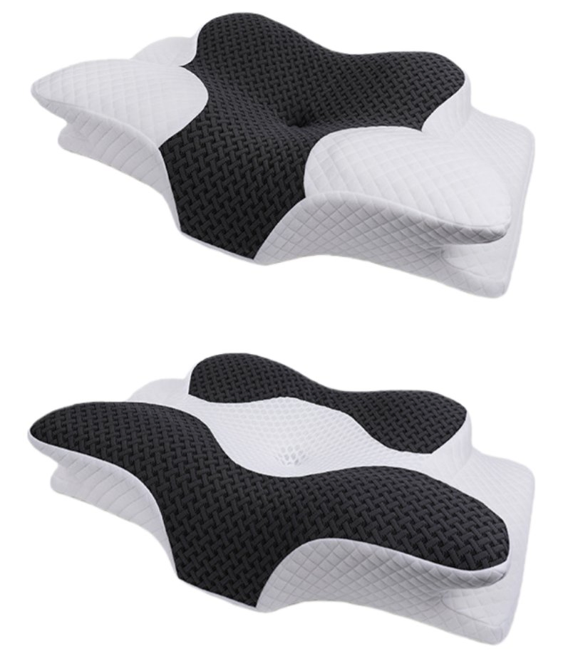 Custom Logo Slow Rebound Memory Foam Cervical Pillow Ergonomic Contour Orthopedic Pillow for Neck Pain