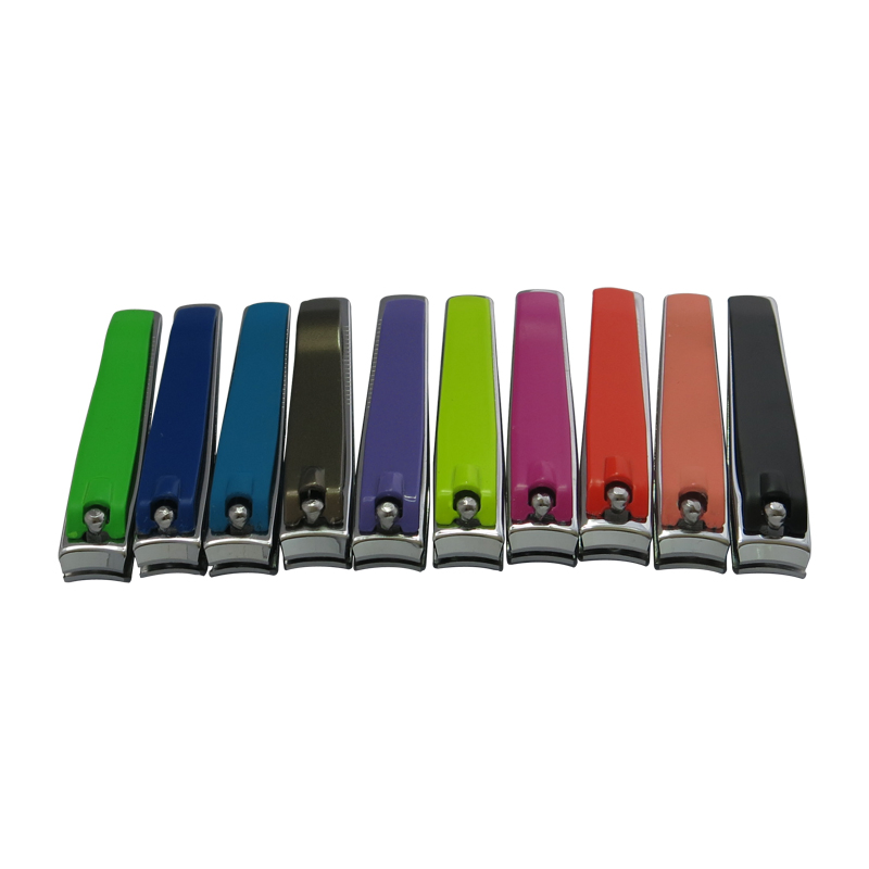 Sharp Edge Toenail Clippers with Colorful Powder Coating Cover for Home Use (211P)