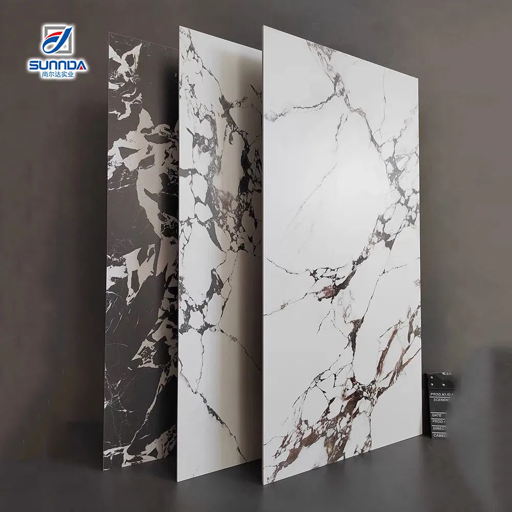 Marble Porcelain Sintered Stone Slab Luxury Modern Big Size Rock Plate Living Room TV Background Wall Tile