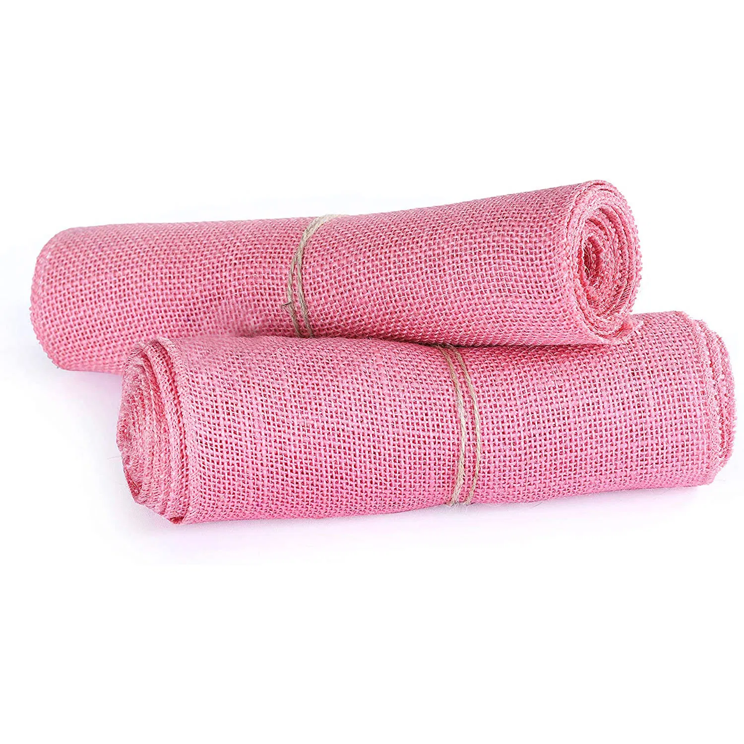 Coloured Woven Natural Fiber Burlap Table Runner