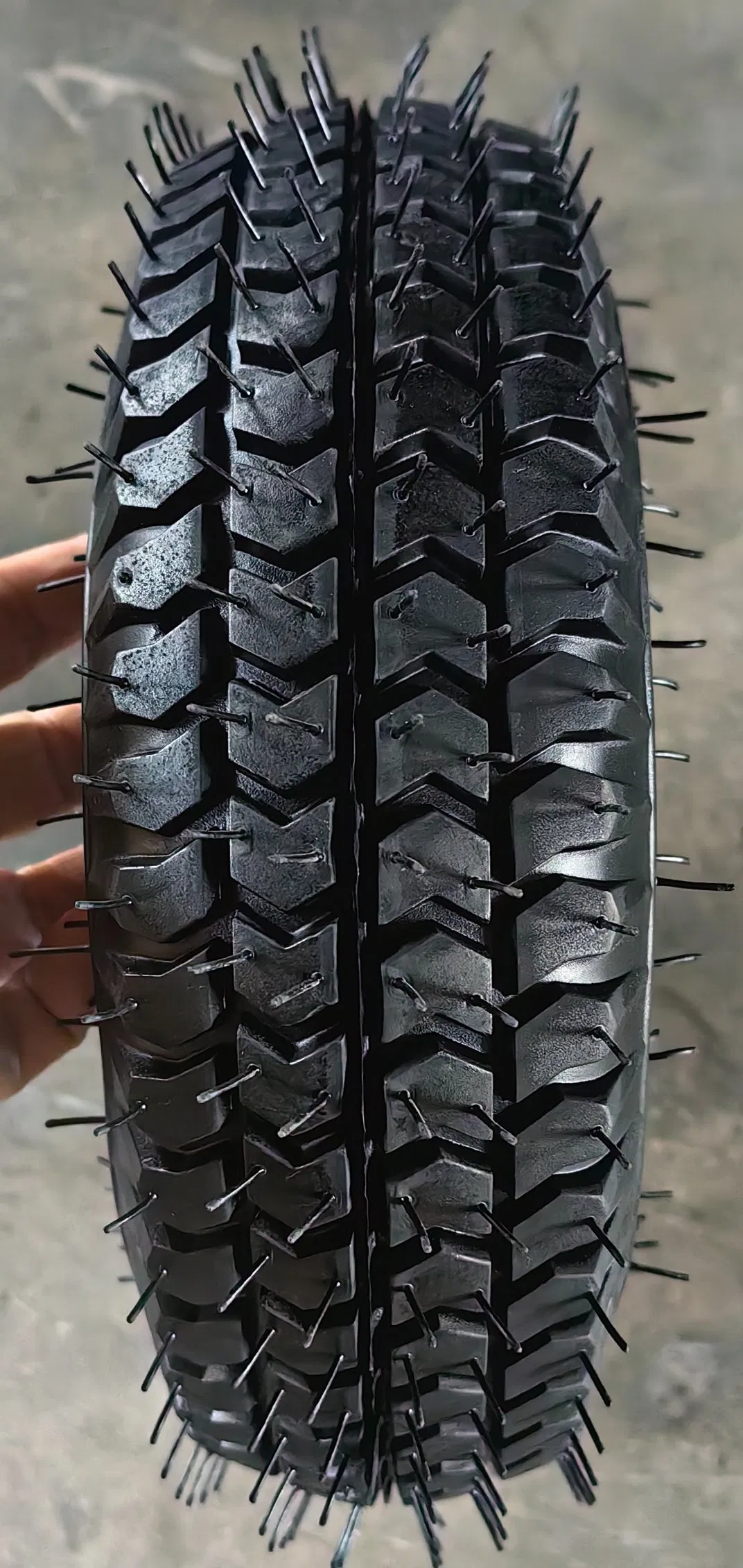 10 Inch Pneumatic Wheel 300-4 Wheelbarrow/Tool Cart/Garden Trailer Tire and Rim