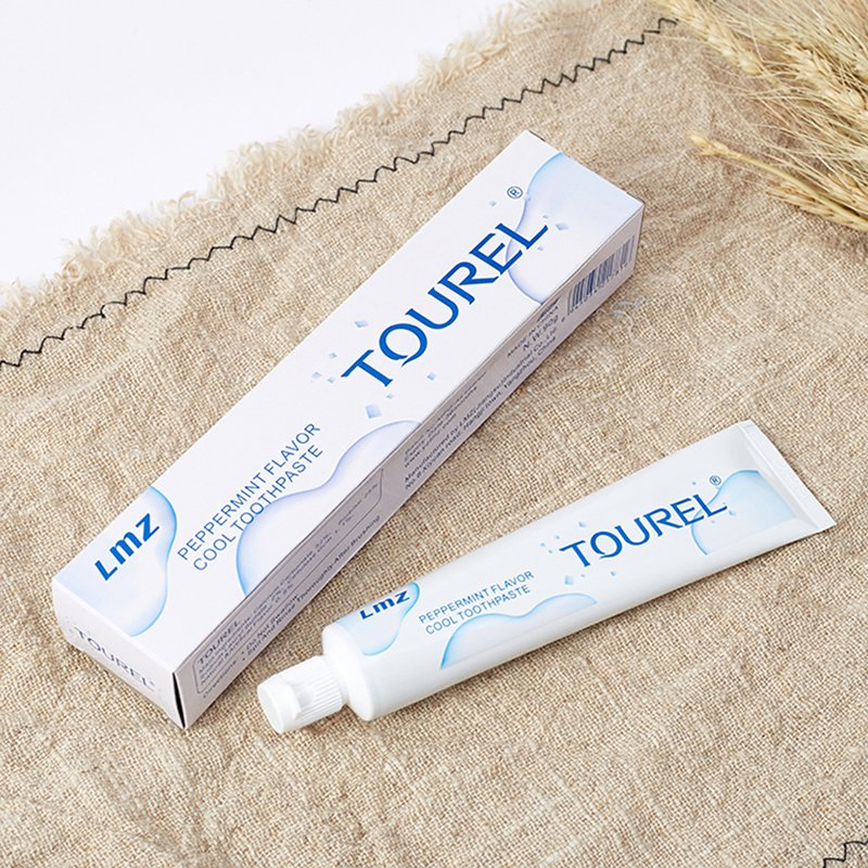 Free Samples Custom Oral Care Whitening Teeth Fresh Breath Fluoride Free Peppermint Toothpaste with Logo
