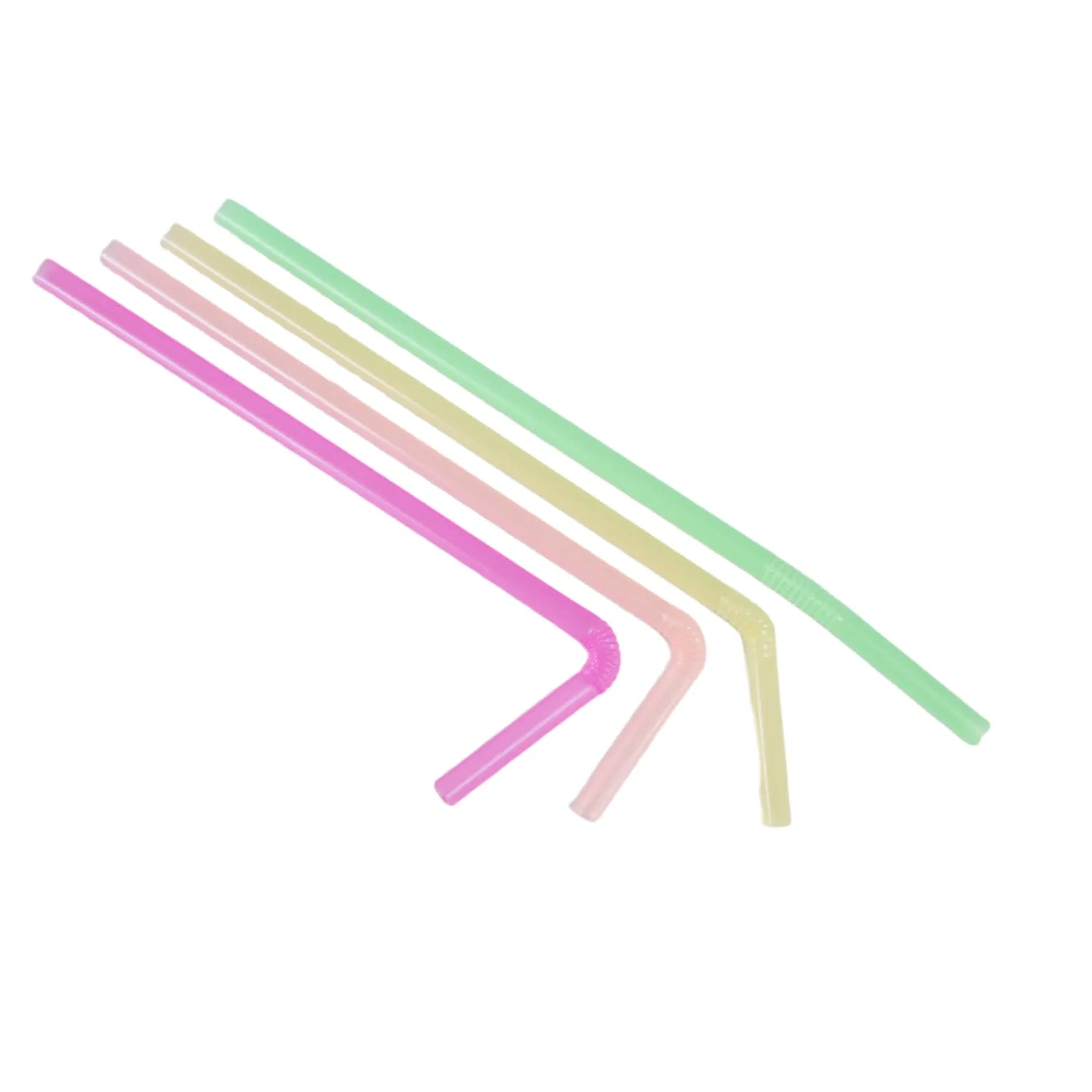 Stylish Plastic Drinking Straws for Artistic Beverage Experiences