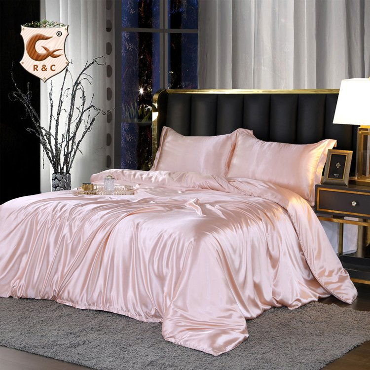 Luxury 5 Star Hotel Used Satin Bedding Sheet Set