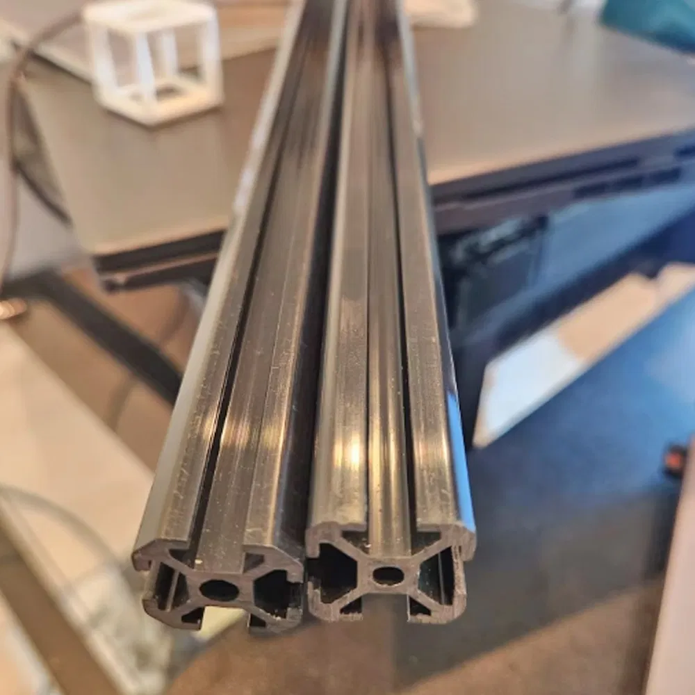 T-Slotted Plastic Extrusion PVC T-Slot Bar 20mm X 20mm for Non-Metallic Framing System Electrical Insulation Custom