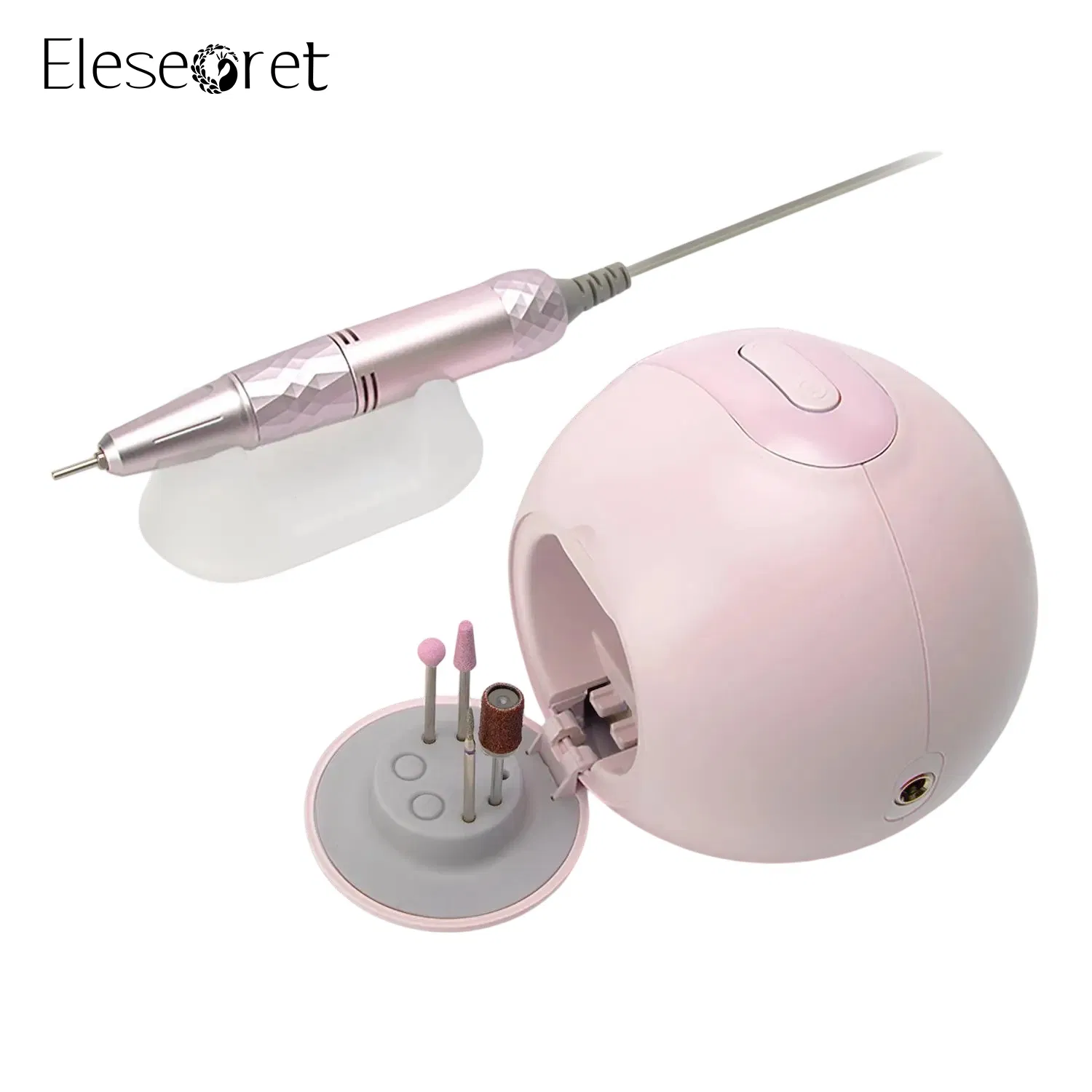 Wholesale China Factory Nail Polish Machine No Heat Rechargeable High Speed 35000 Rpm Gel Remover Desktop Electric Nail Drill Salon-Grade