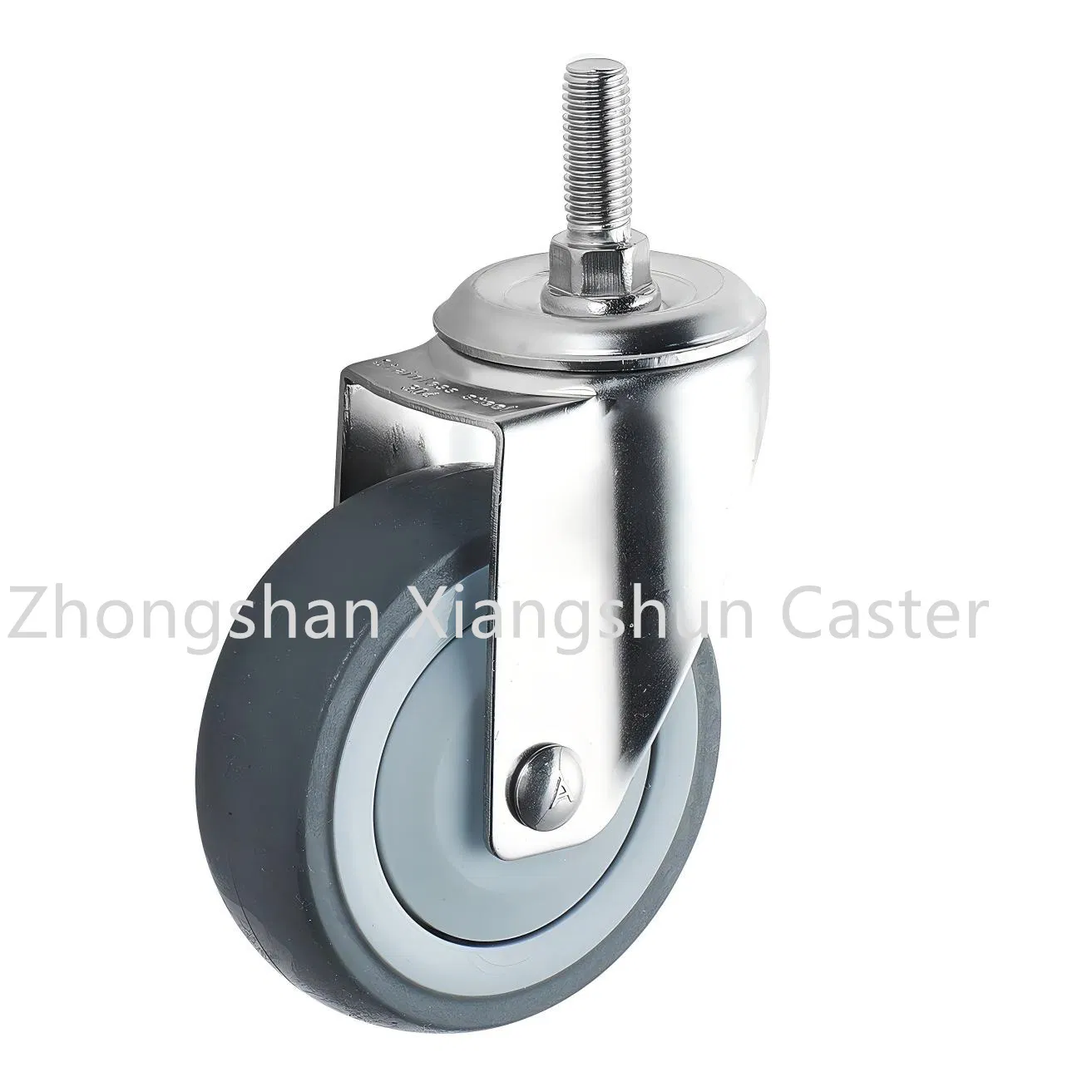 High Quality SUS 304 Stainless Steel TPR Caster Wheel, High Anti Corrosion with Quiet and Smooth Rotation, for Furnitures, Labs, Hospital