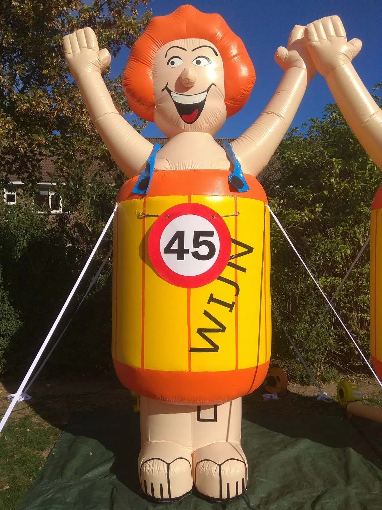 3.5m High Bier Holland Balloon, Air Blower Included Giant Inflatable Abraham Doll Balloon for Sale
