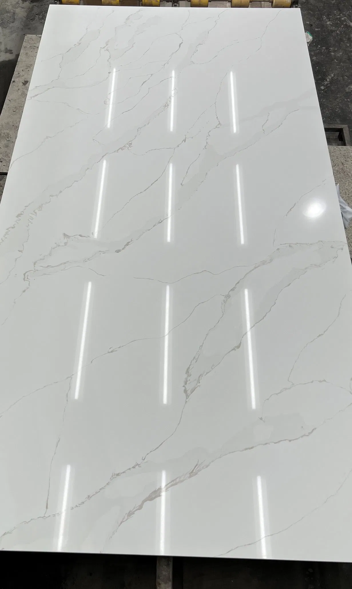 Calacatta Oro Marble Quartz Artificial Stone Slab