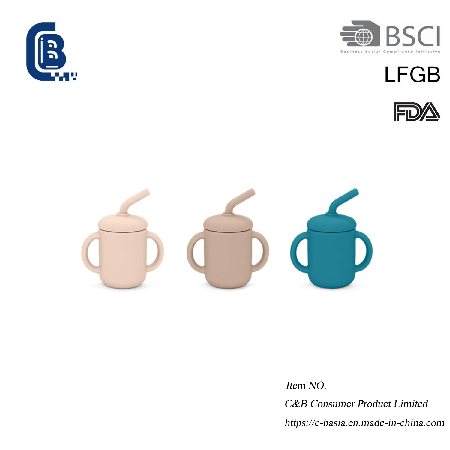 Baby Silicone Training Cup - Soft Spout with Handles Unbreakable Easy Grip