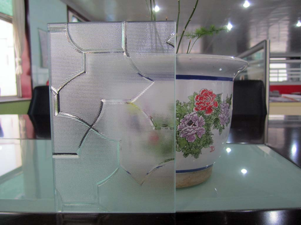 Brown Nashiji Pattern Glass 3mm-6mm