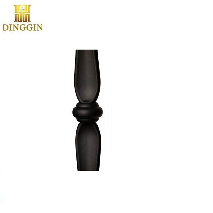 Hollow Tube Indoor Stair Wrought Iron Powder Coated Balusters