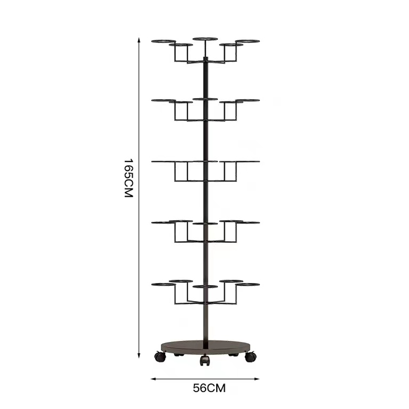 Chic and Functional Hat Rack with Adjustable Display Options