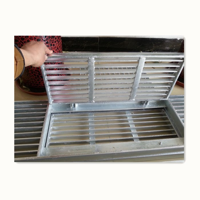 Hot DIP Galvanized Openable Metal Grating Drain Cover