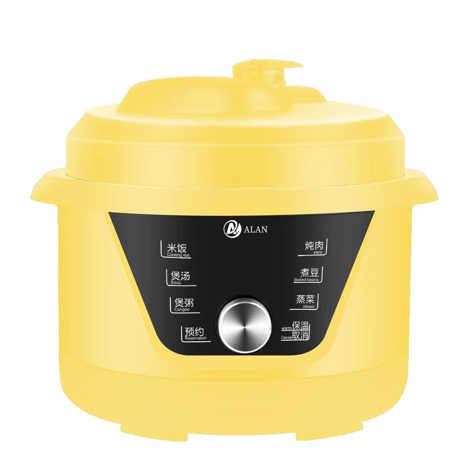 Household Large Capacity Soup Cooker Deep Fry Electric Pressure Cooker for Home Kitchen with Knob Control
