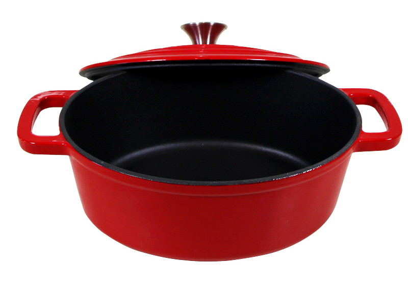 Чугунная эмалированная кастрюля-казан Cookwin, 4.9 кварт