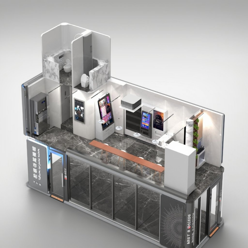 Smart Snack Vending Kiosk with Interactive LCD Display