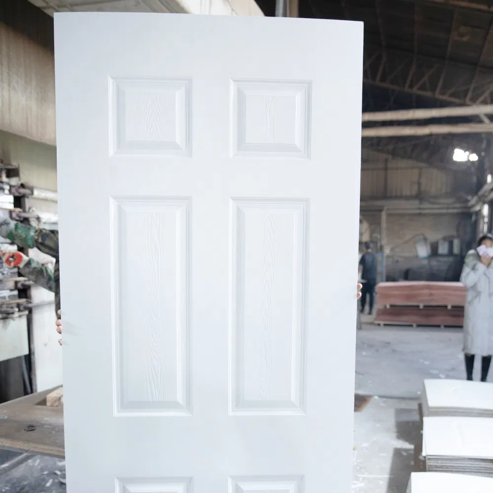Melamine Molded Door Skin, Waterproof and Moisture-Proof Surface, Suitable for Doors Used as Building Materials.