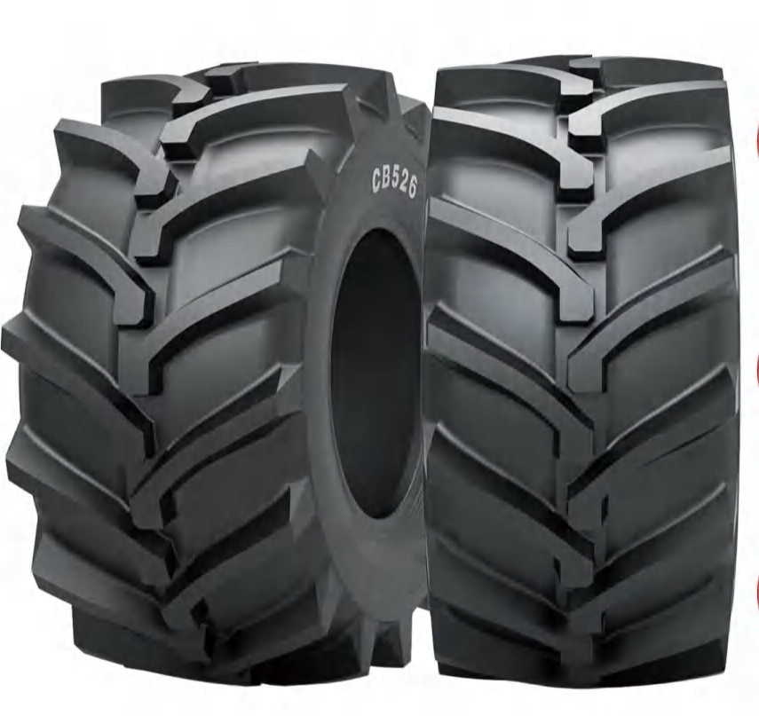 Agricultural Radial Tractor Flotation Tires R1W, размеры: 520/85R42 (20.8R42), 480/80R38, 480/80R42, 480/80R46, 12.4R54, 320/90R50