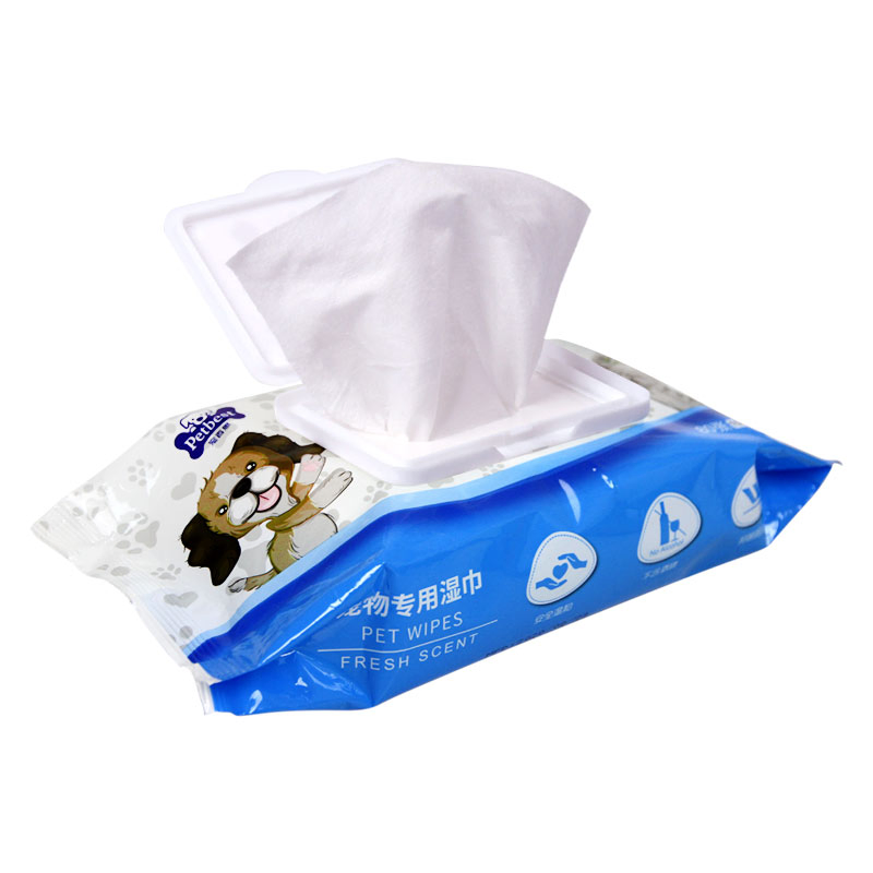 Hot Sale Pet Supplies 100% Native Pet Ear Wipes Organic Biodegradable Pet Wipes