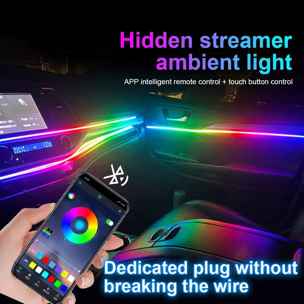 RGB подсветка салона автомобиля 18/22 в 1, динамическая