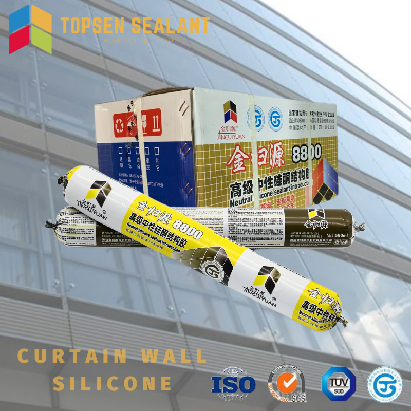 Neutral Structural Silicone Sealant RTV Glue for Bonding Glass Curtain Wall Project