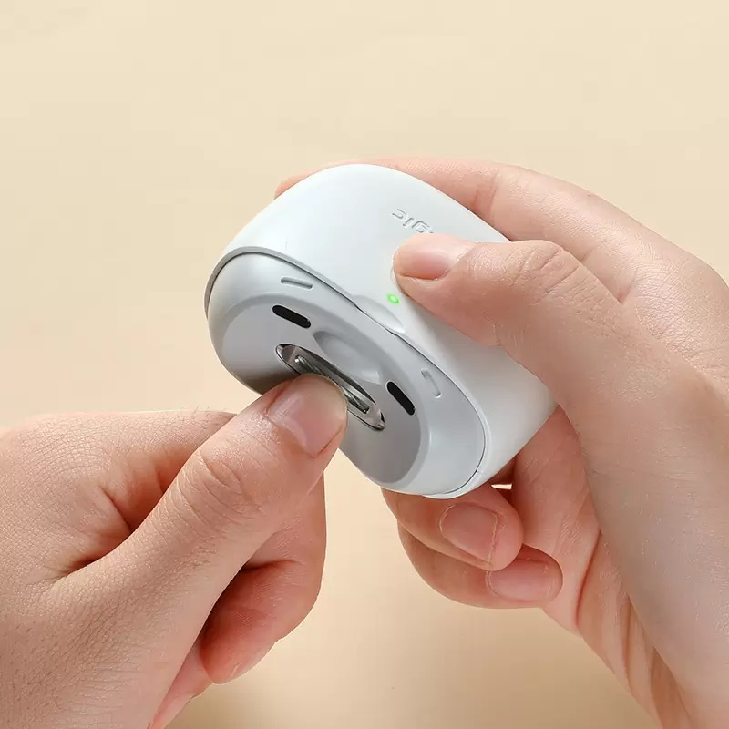 Seemagic Manufacturer Cabinet USB Charging Nail Polisher Certified Automatic Scissors Nail Cutter