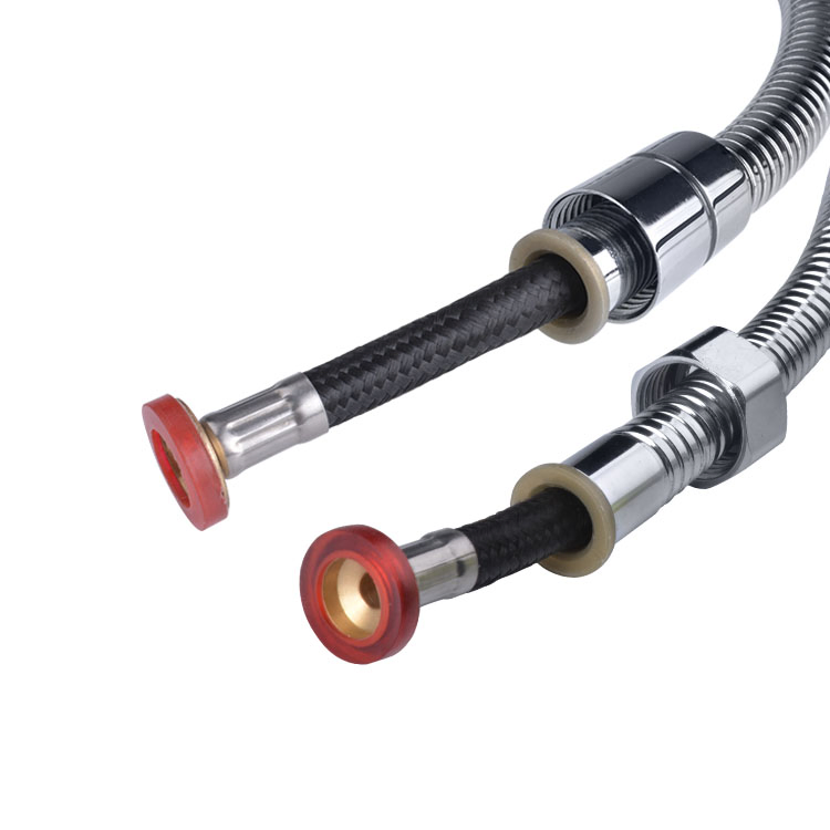 High Quality Chrome Pull-out Toilet Bathroom Stainless Steel Flexible Braided Double Lock Shower Hose Pipe