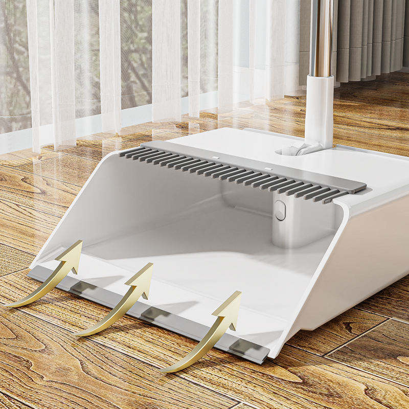 Broom Dustpan Set Household Foldable Living Room Sweeping Hair Broom
