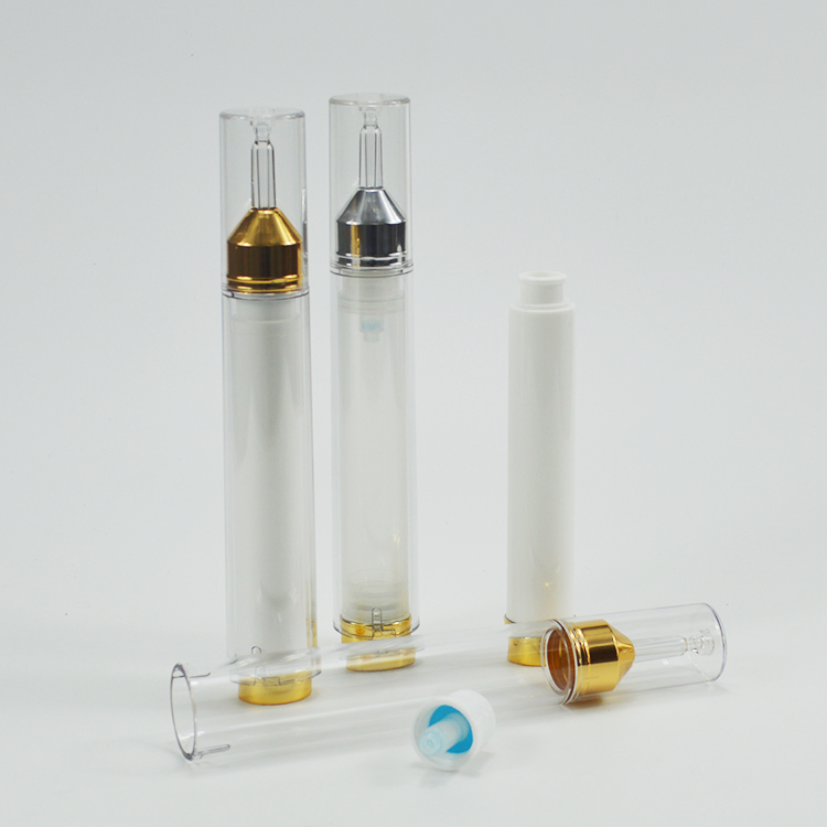 Plastic PETG Acrylic 5ml 10ml 15mlairless Bottle Eye Cream Tube Bottle