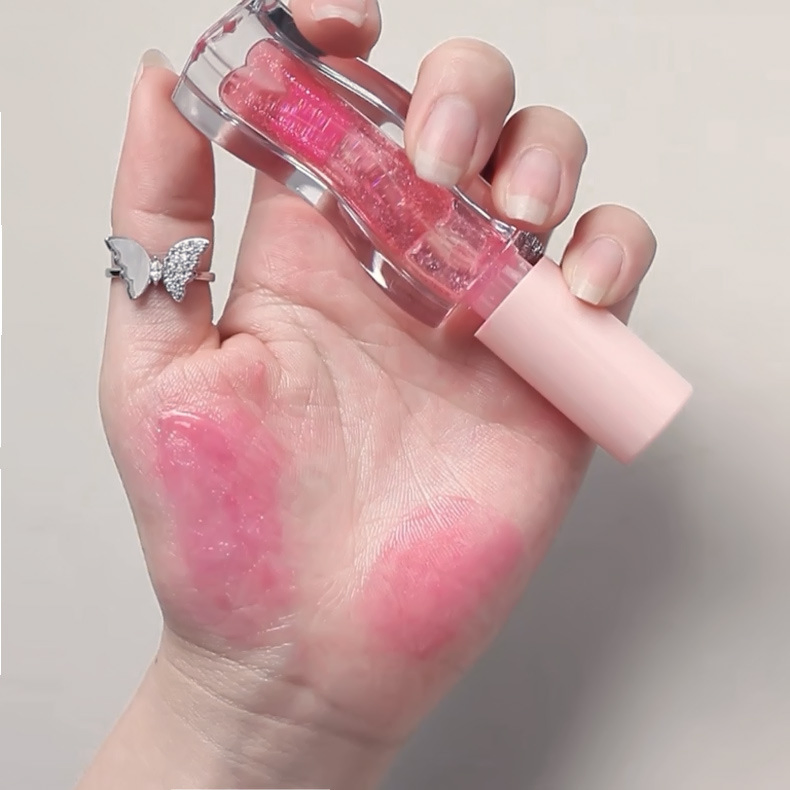 Wholesale Custom Low MOQ High Quality Vegan Clear Color Changing Lip Oil
