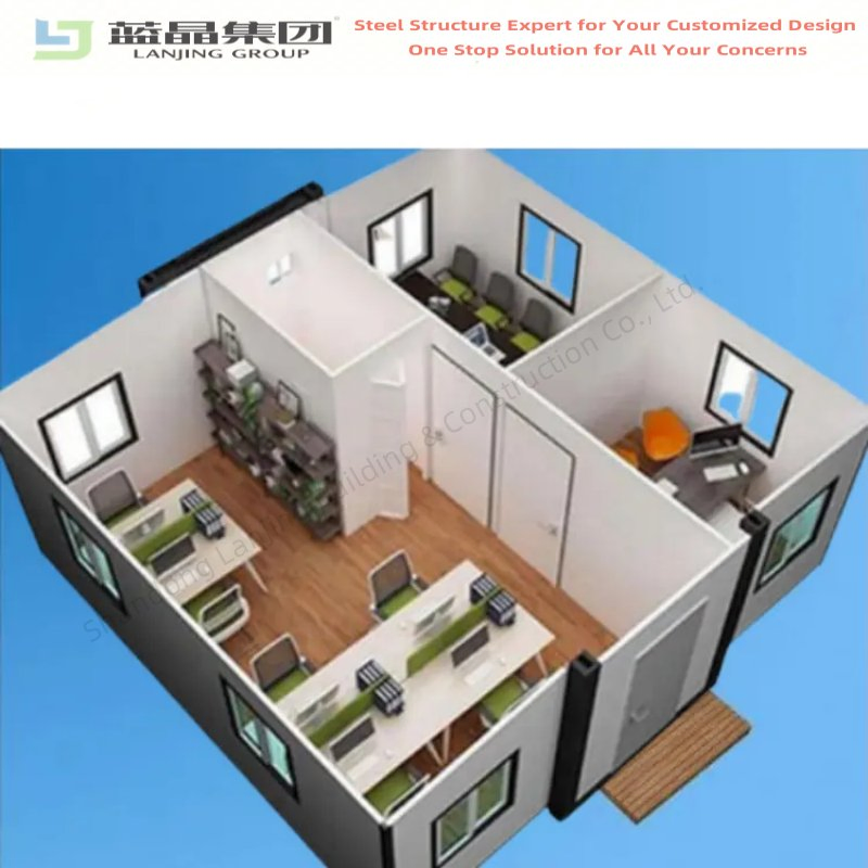 High Quality 20/40 FT Prefab Portable Container Fold out House Expandable Container Home Mobile Home Modular House Tiny Home Foldable House Mini Modular Homes