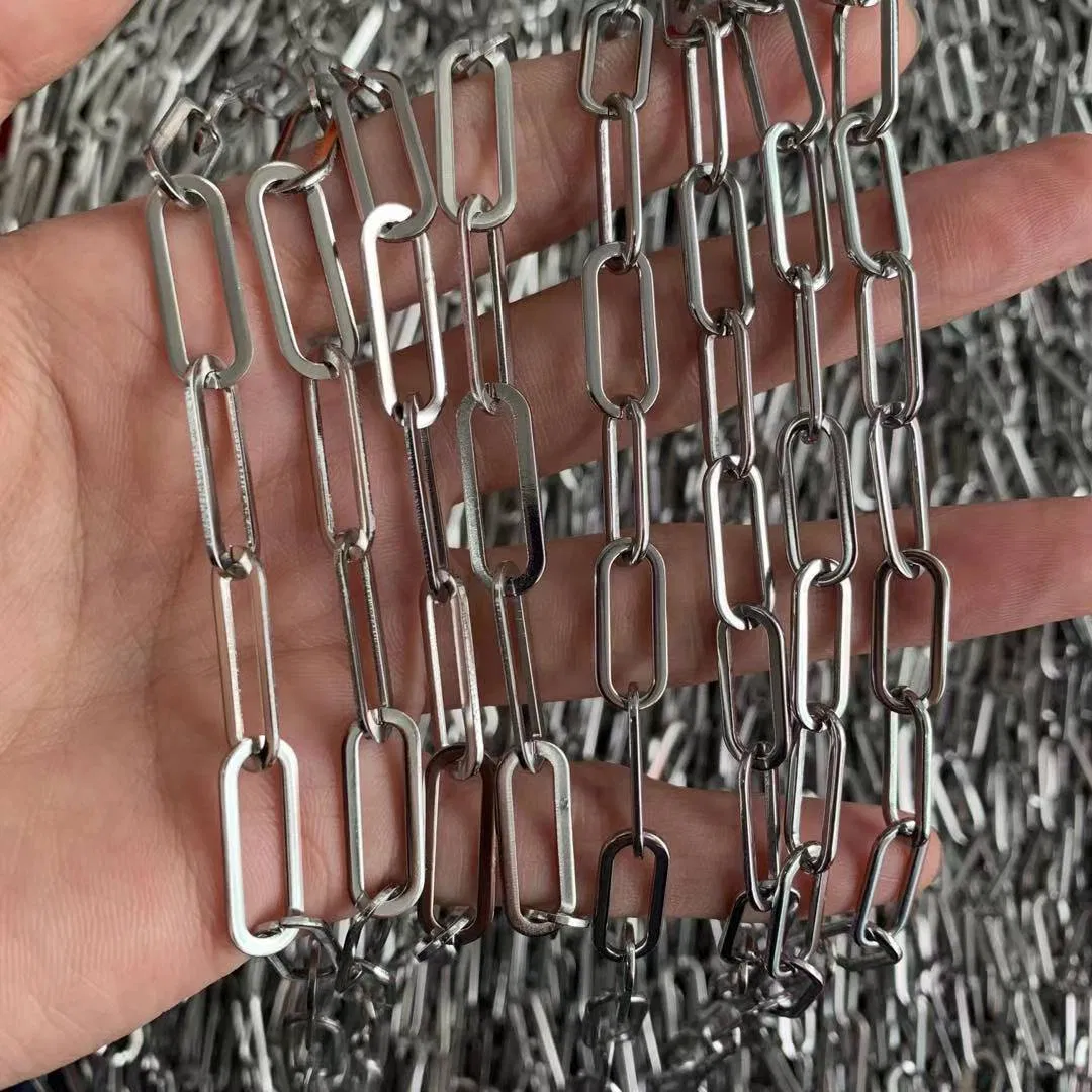 Fashion Imitation Jewelry Stainless Steel Chain Bag Chain Garment Accessories