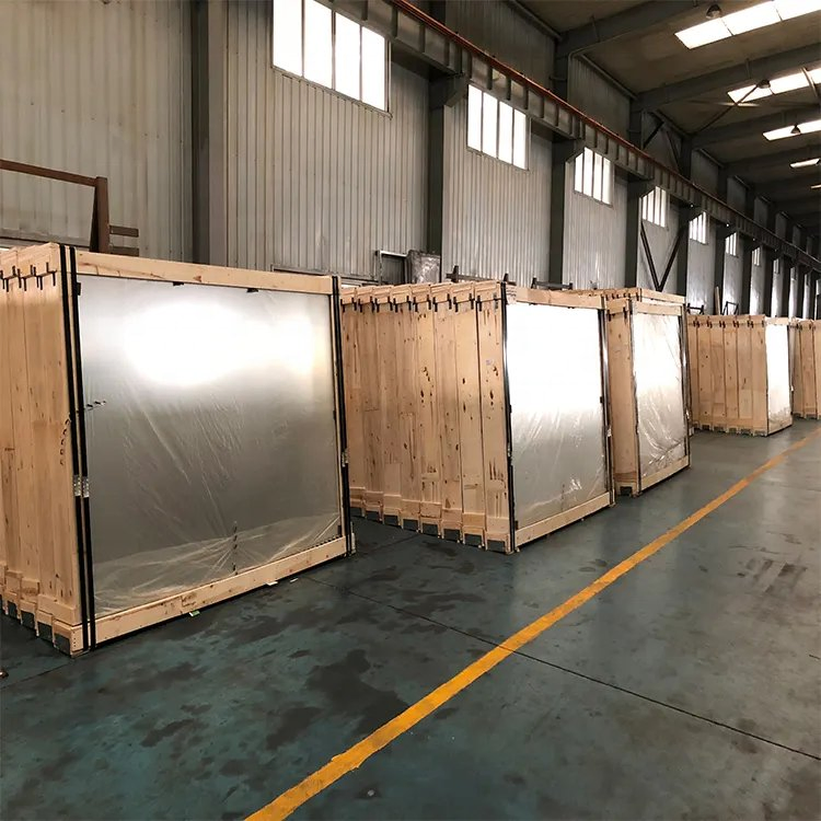 High Reflection Clear Float Glass Aluminum Mirror with Pencil Round Edge