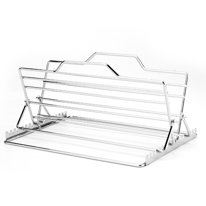 Stainless Steel Broiling Rack Adjustable Roasted Chicken Rack