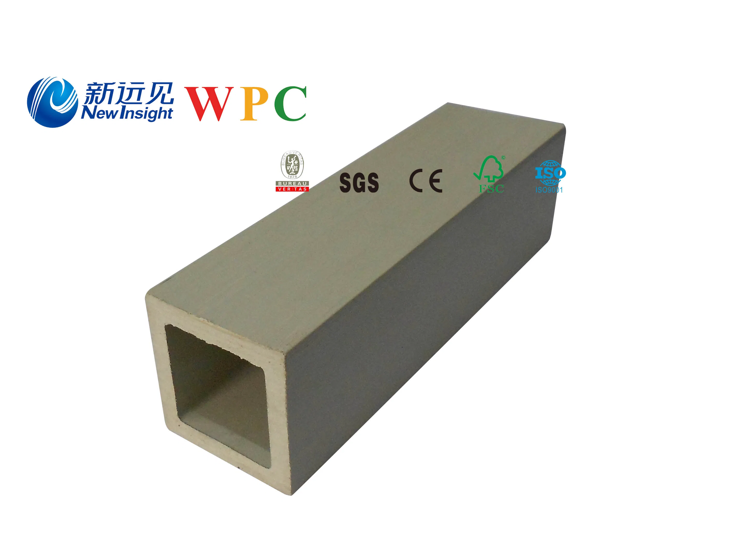 49*49mm Wood Plastic Composite WPC Baluster