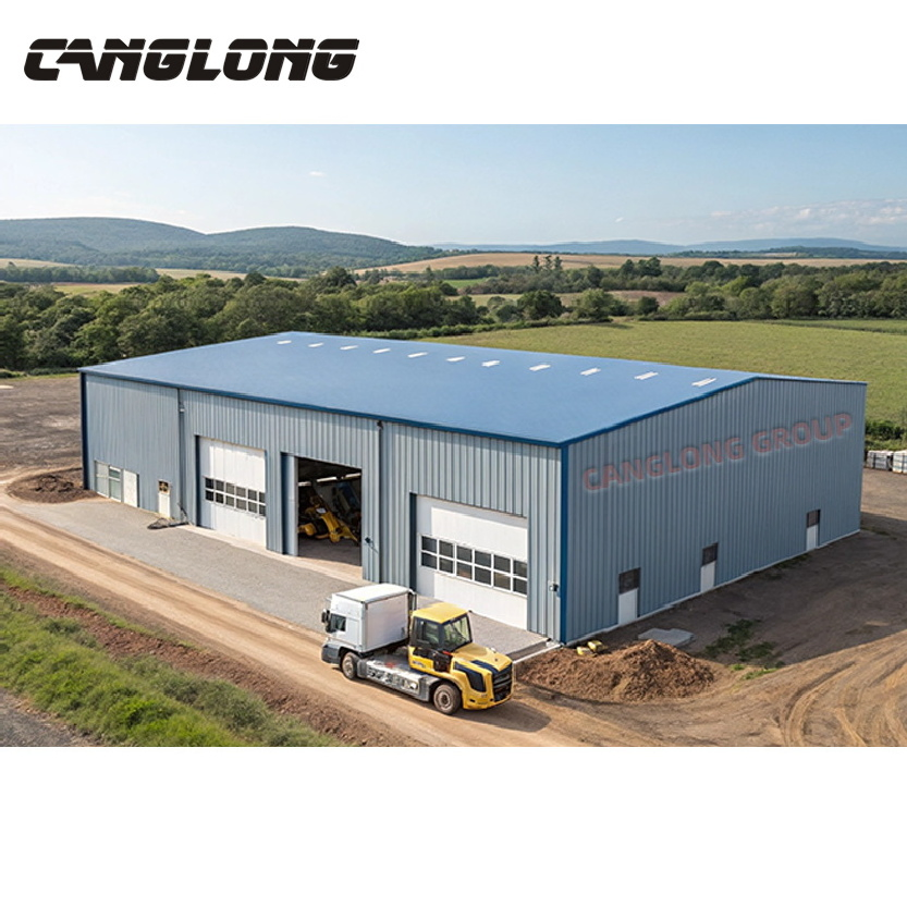 Dye Space Steel Structure Warehouse for Natural Supplies with Extraction and Dye Storage