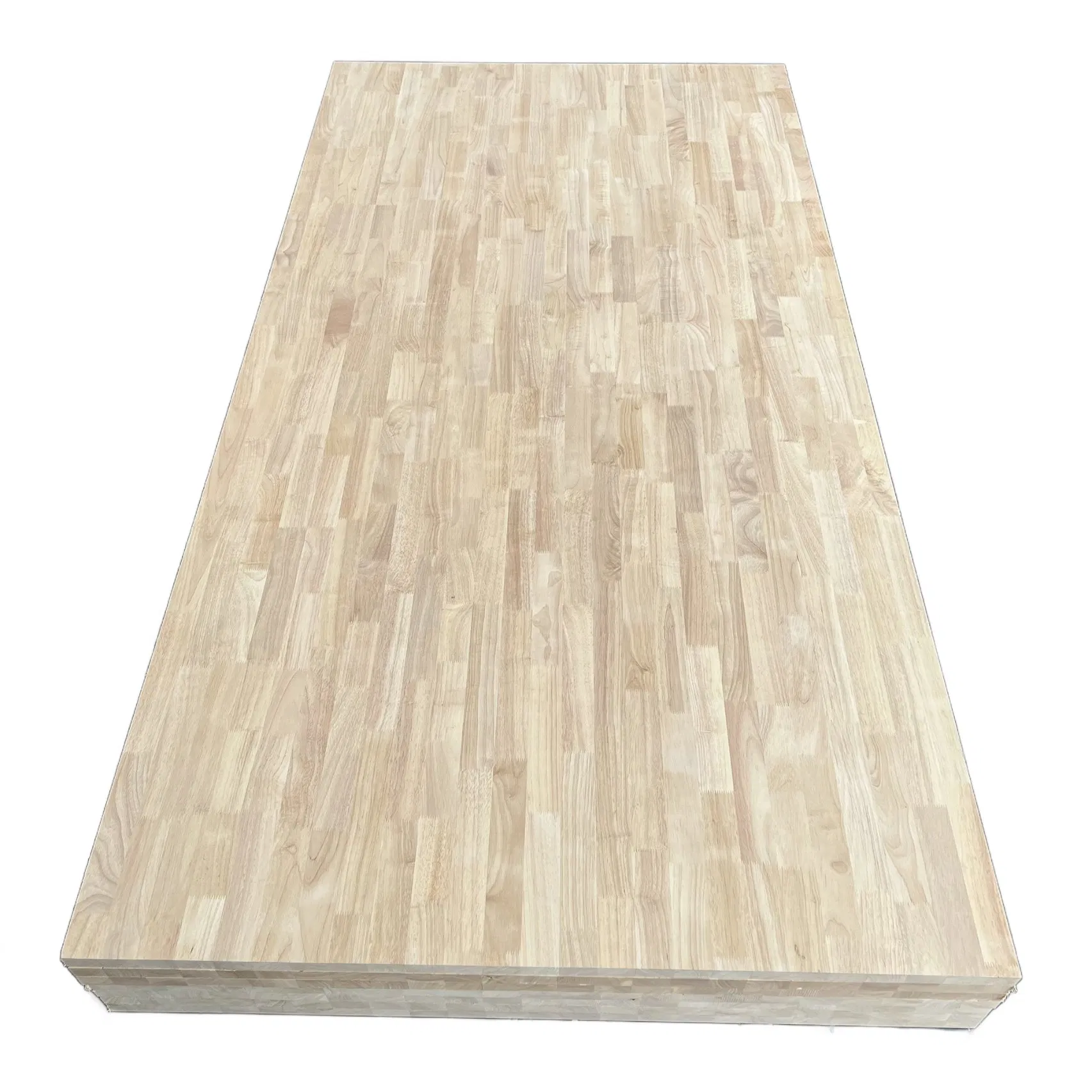 Rubber Wood Finger Joint Board, 8-40mm, Crack-Free, for Indoor Decoration & Furniture