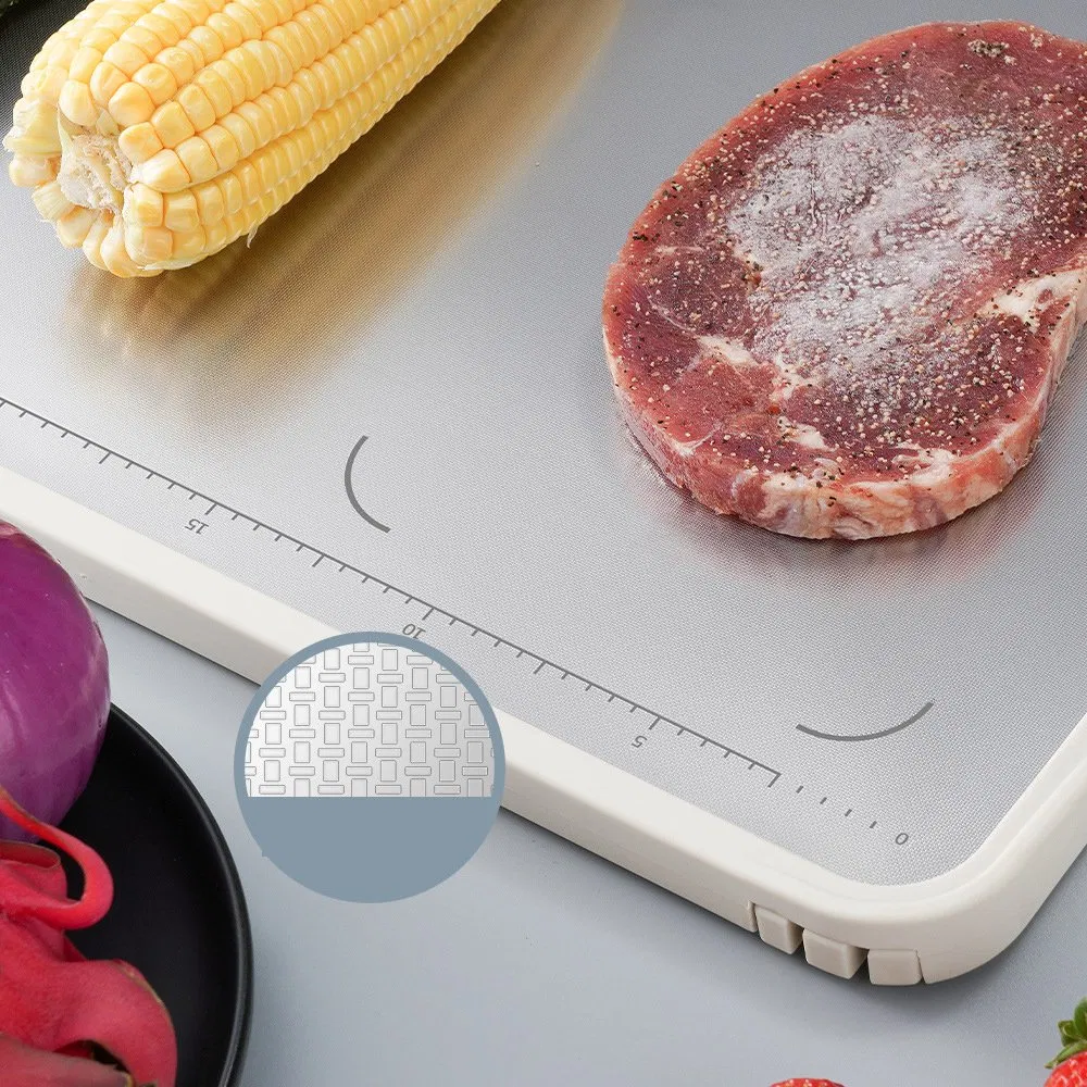 304 Stainless Steel Rechargeable Thawing Multi-Purpose Chopping Board Thickened Household Double-Sided Cutting Board