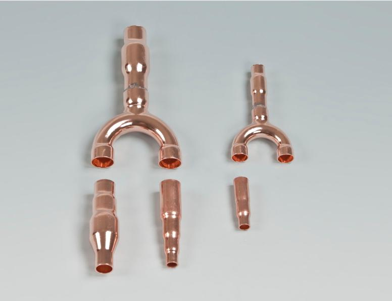Factory Directly Wholesale Y-Branch Refnet Fitting Copper Branch Pipe Kit