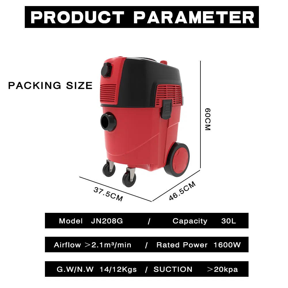 High Suction Building Vacuum Cleaner with Wall Grinding Machines Cordless Vacuum Sweeper