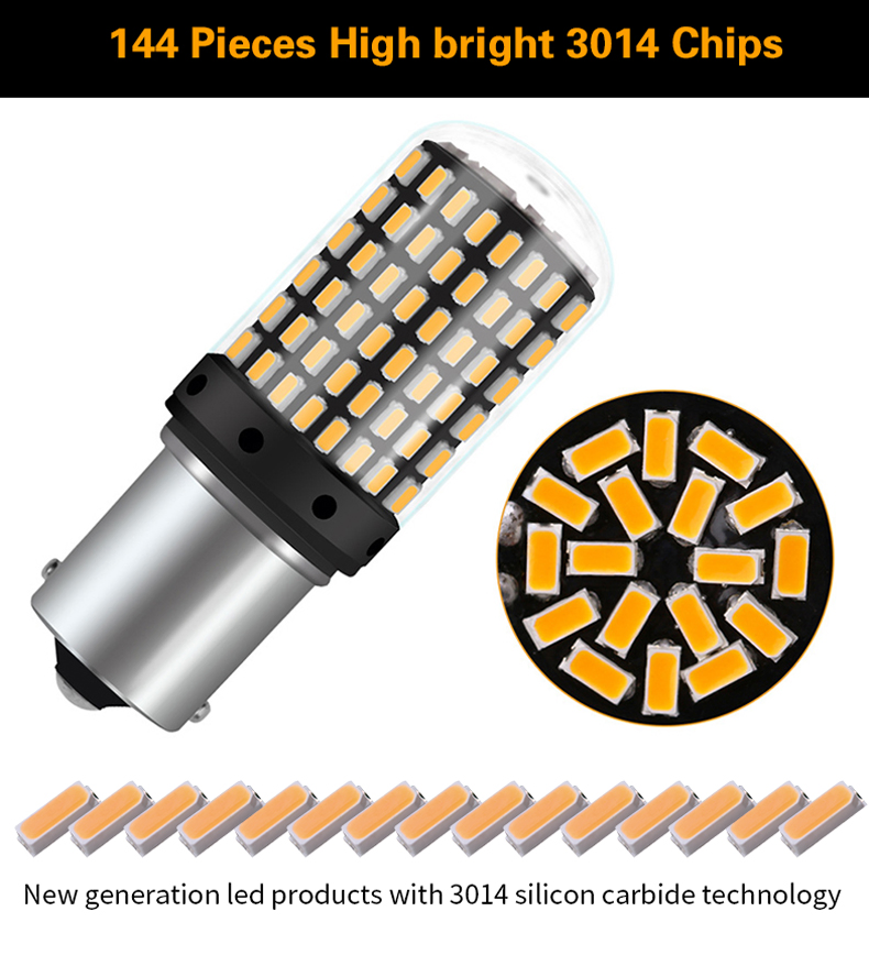 Светодиодная лампа заднего хода 12V 144SMD 3014