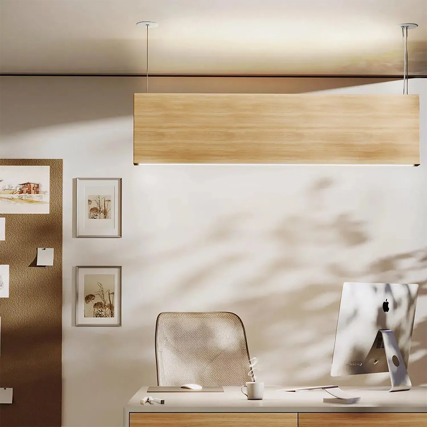 Eco Friendly Material Office Felt Lighting Acoustic Lamp