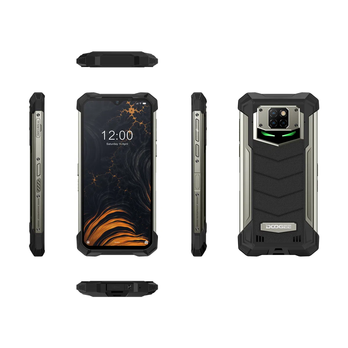 Reay in Stock Doogee S88 PRO Rugged Phone 10000mAh Large Battery 6GB+128GB Android 10 Smartphone