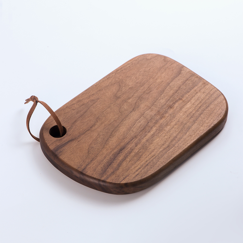 Wholesale Kitchen End Grain Wood Chopping Board Black Walnut Solid Wooded Cutting Board