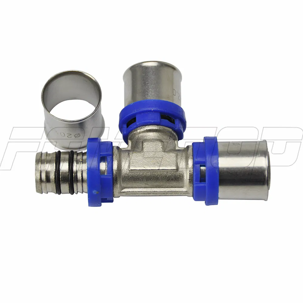 Th Brass Press Fitting for Pex-Al-Pex Multilayer Pipe (PAP) with Ce ISO Certificate